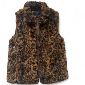 Vintage Y2K J. Crew cheetah vest